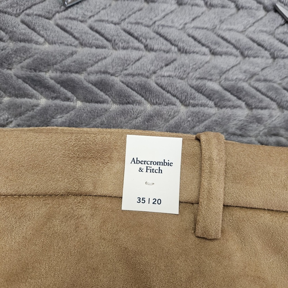 *NEW w/Tags Abercrombie & Fitch Brown Faux Suede Shorts Women's‎ Size 35I20 - Picture 4 of 8